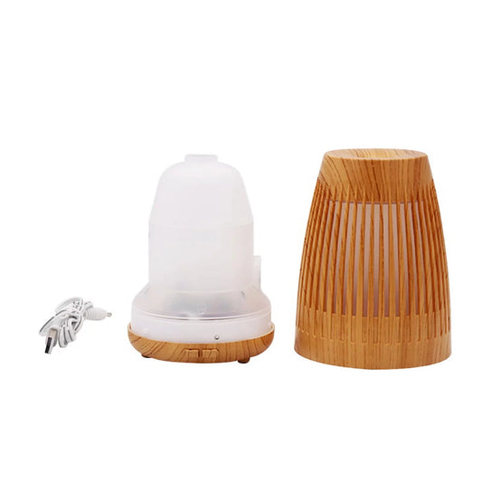 Cool Mist Ultrasonic Aroma Diffuser 100Ml Wood & White