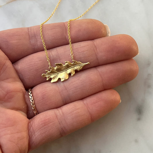 Oak Leaf Necklace