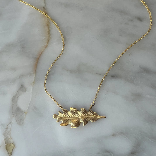 Oak Leaf Necklace