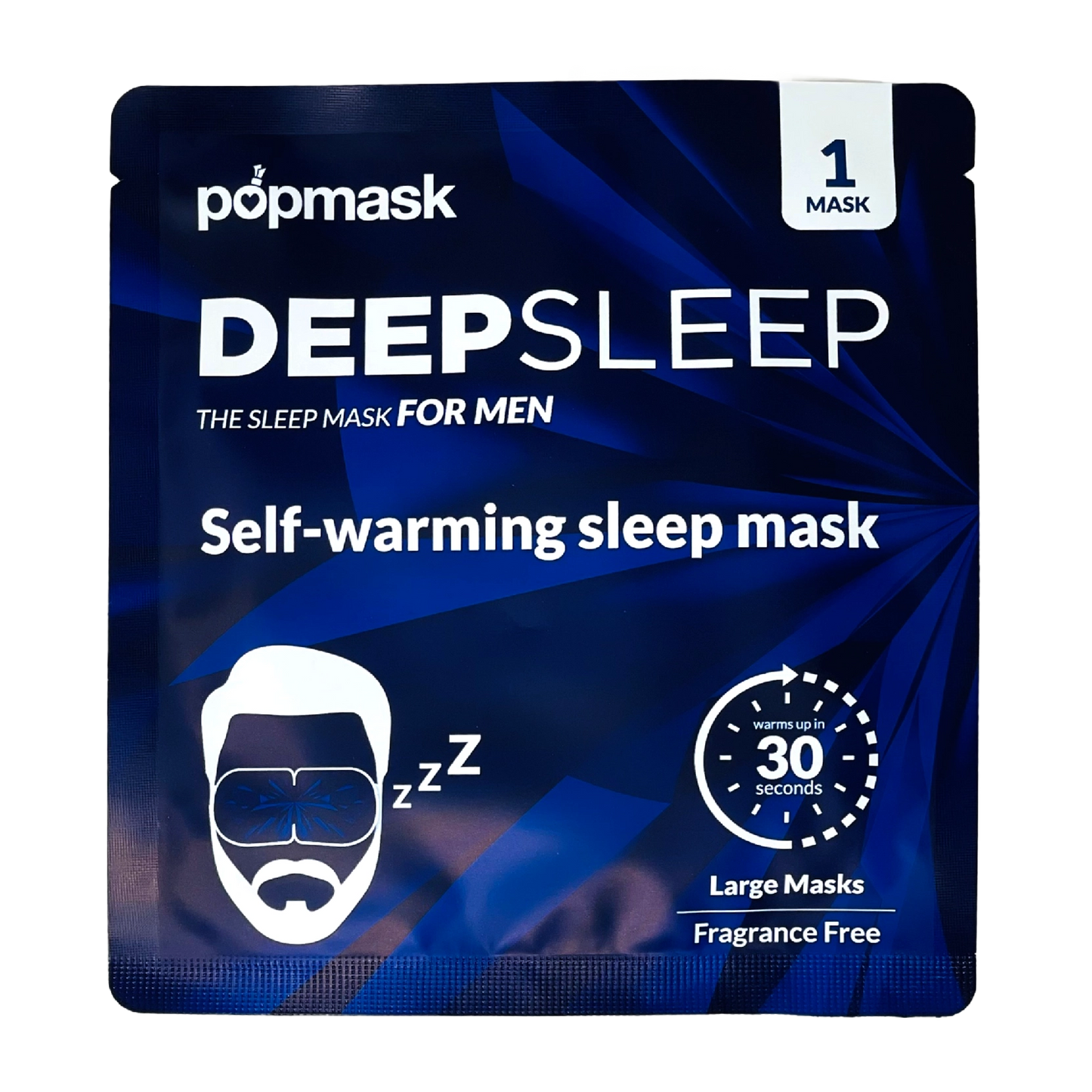 Deep Sleep Fragrance-Free Self-Warming Large Sleep Masks (5 pack)