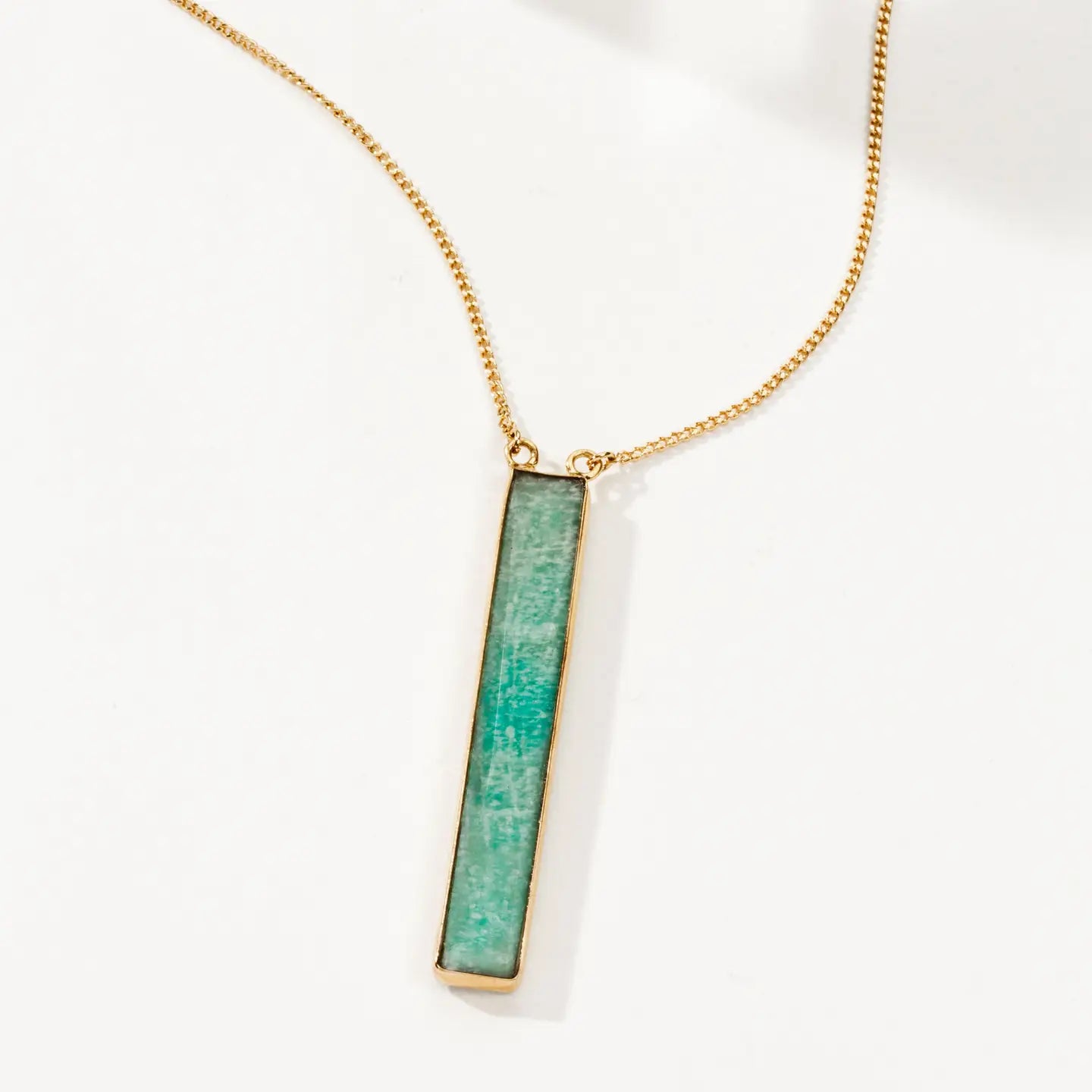 Amazonite Sticks and Stones Long Necklace