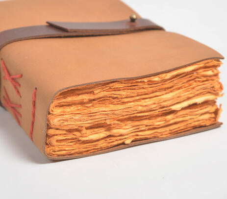 Vintage Peru Leather Journal