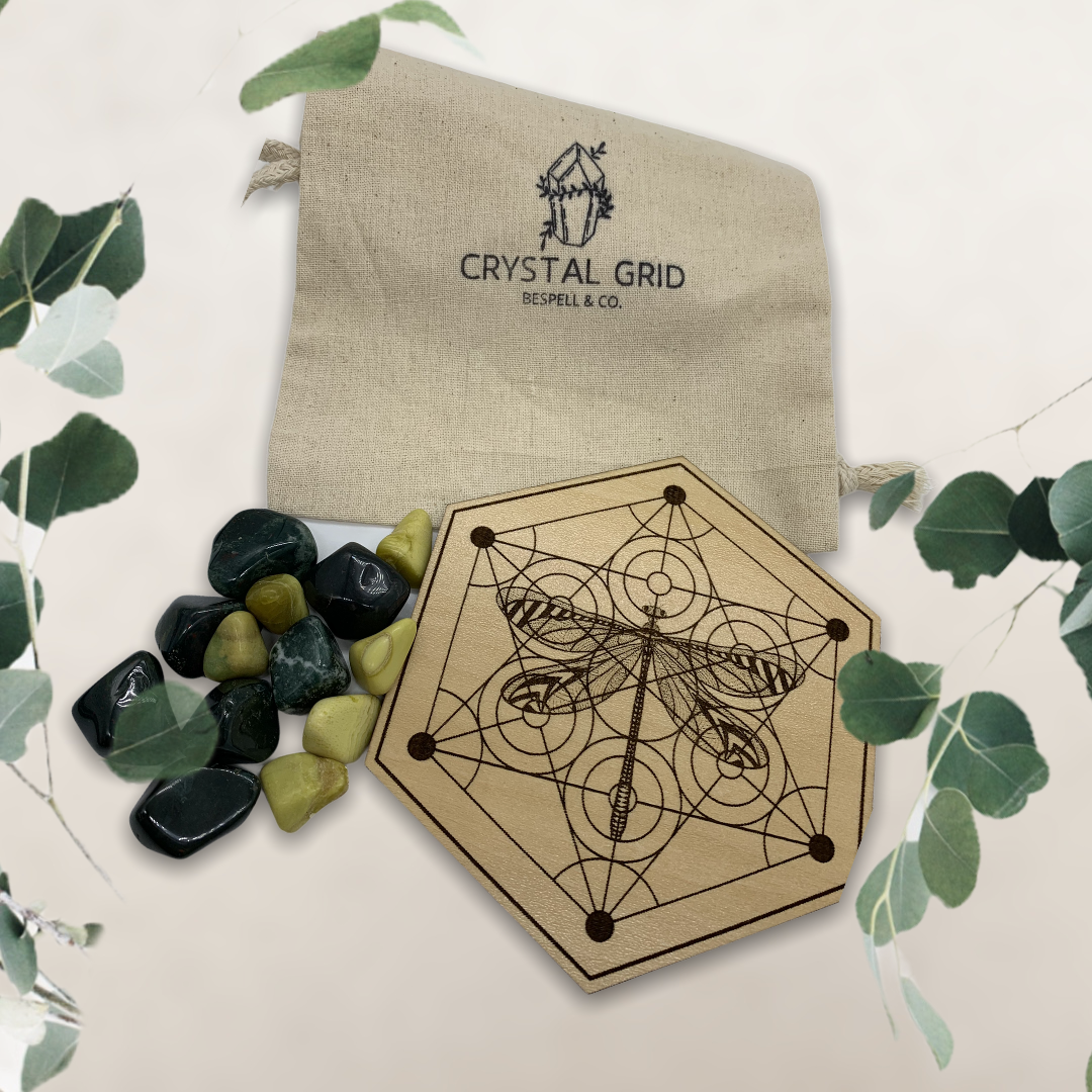 Crystal Grid for Elemental Connection