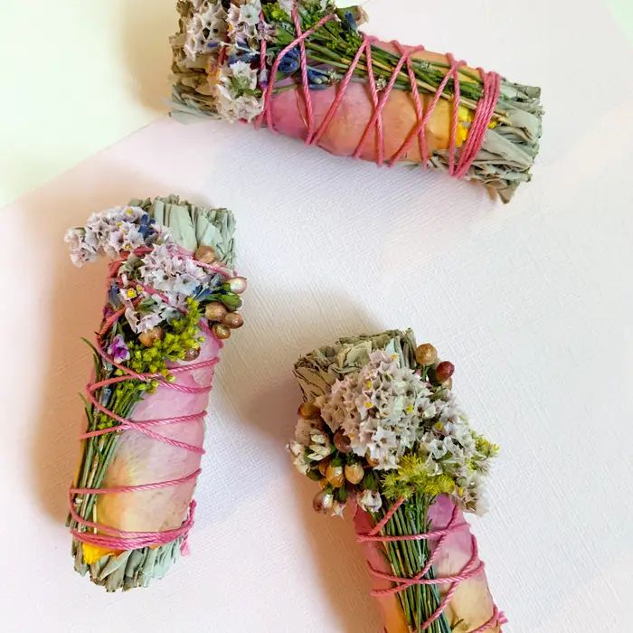 Wildflower & White Sage Smudge Wand