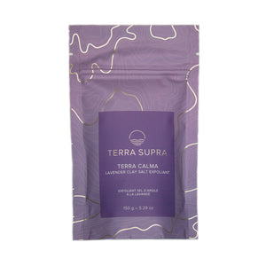 Terra Calma Lavender Clay Salt Exfoliant -150g