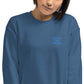 Blossom Your Awesome Embroidered Sweatshirt