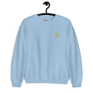 Blossom Your Awesome Embroidered Crewneck Sweatshirt