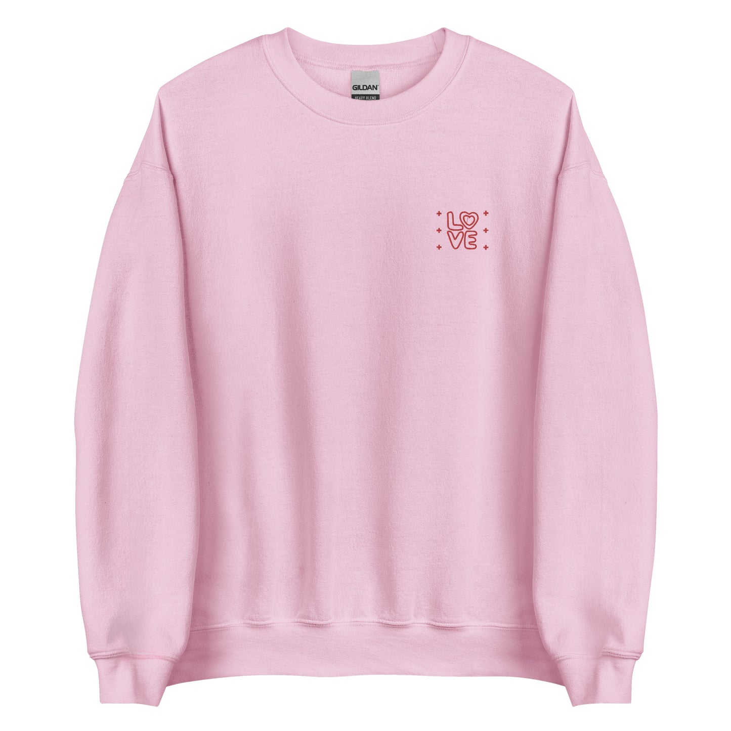 LOVE embroidered custom crewneck