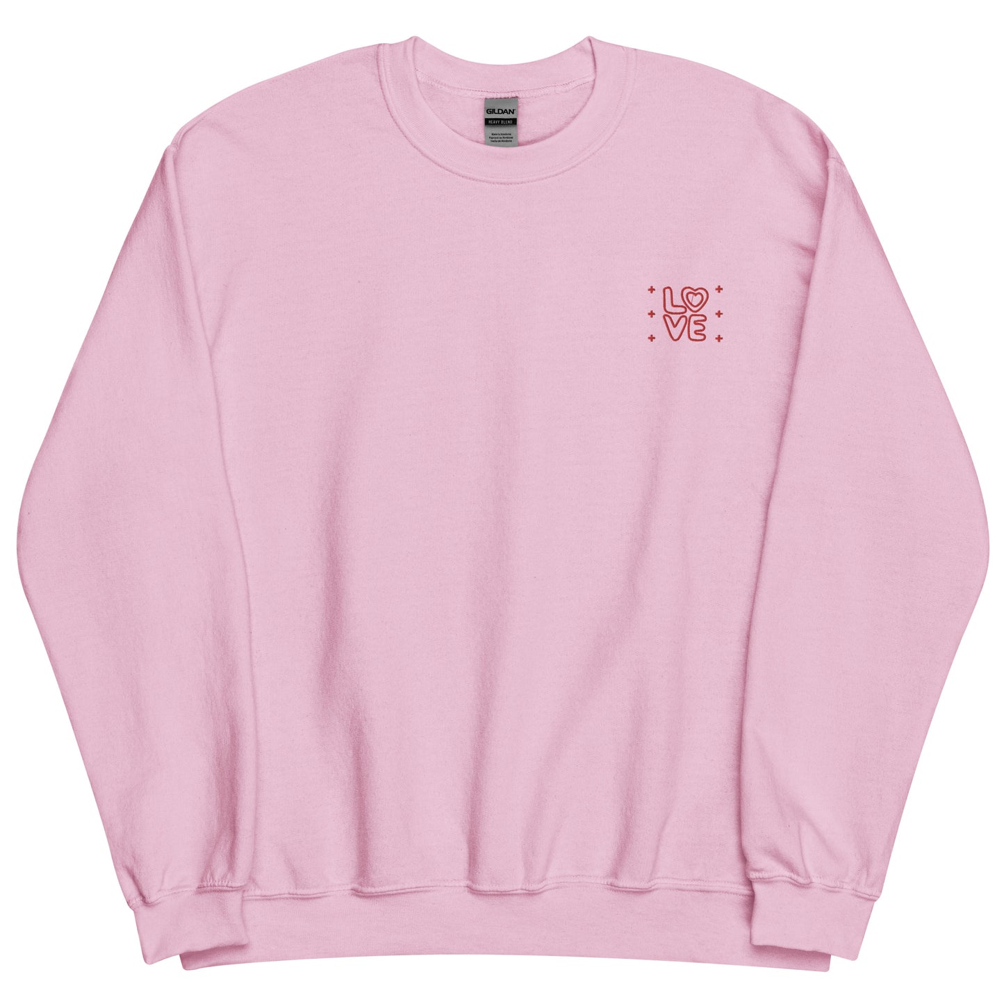 LOVE embroidered custom crewneck