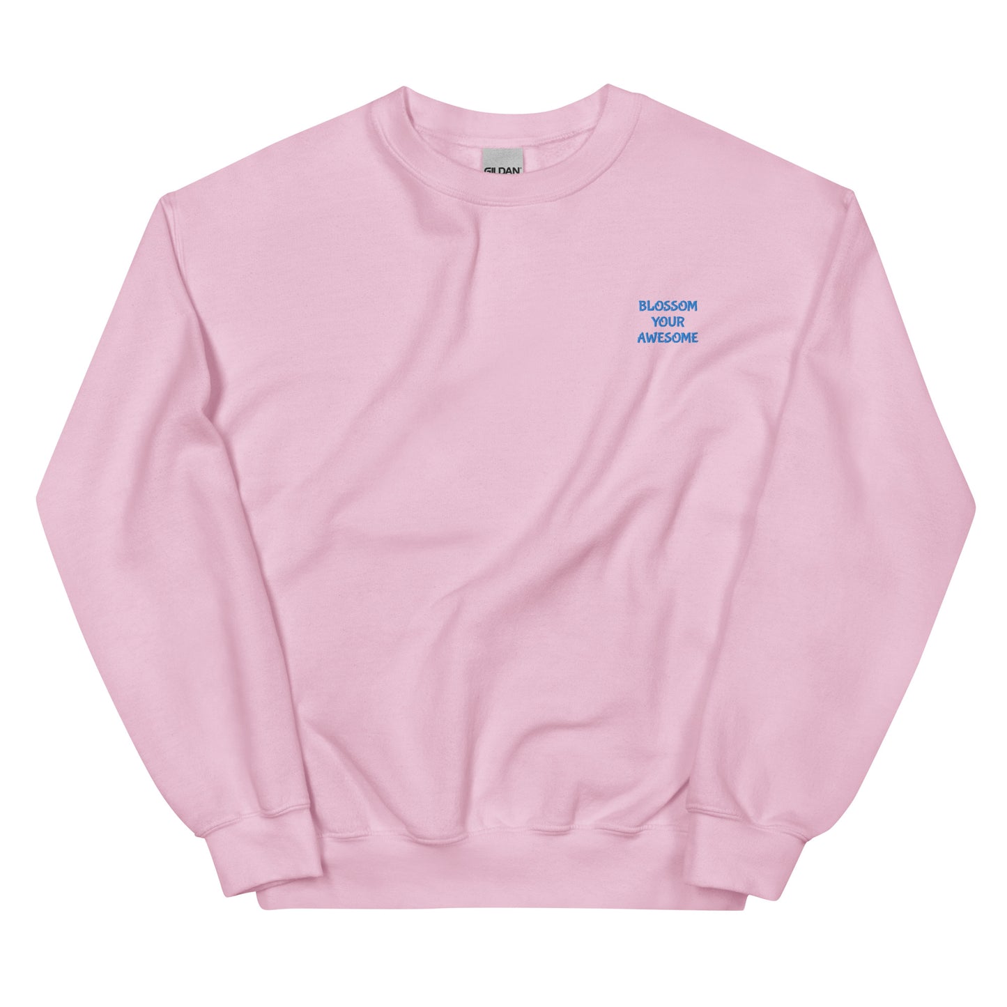 Blossom Your Awesome Embroidered Sweatshirt