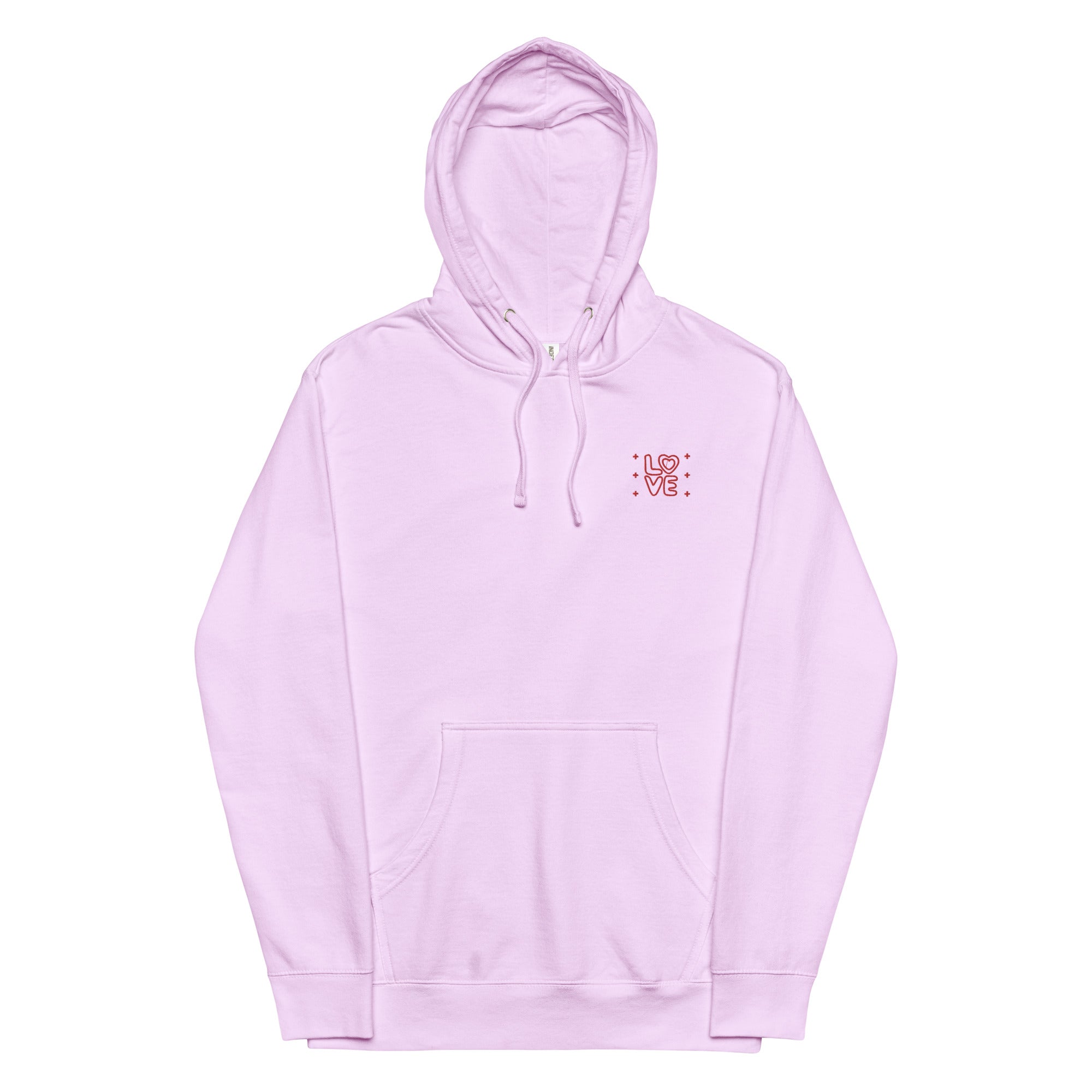 Love Embroidered Soft Hoodie